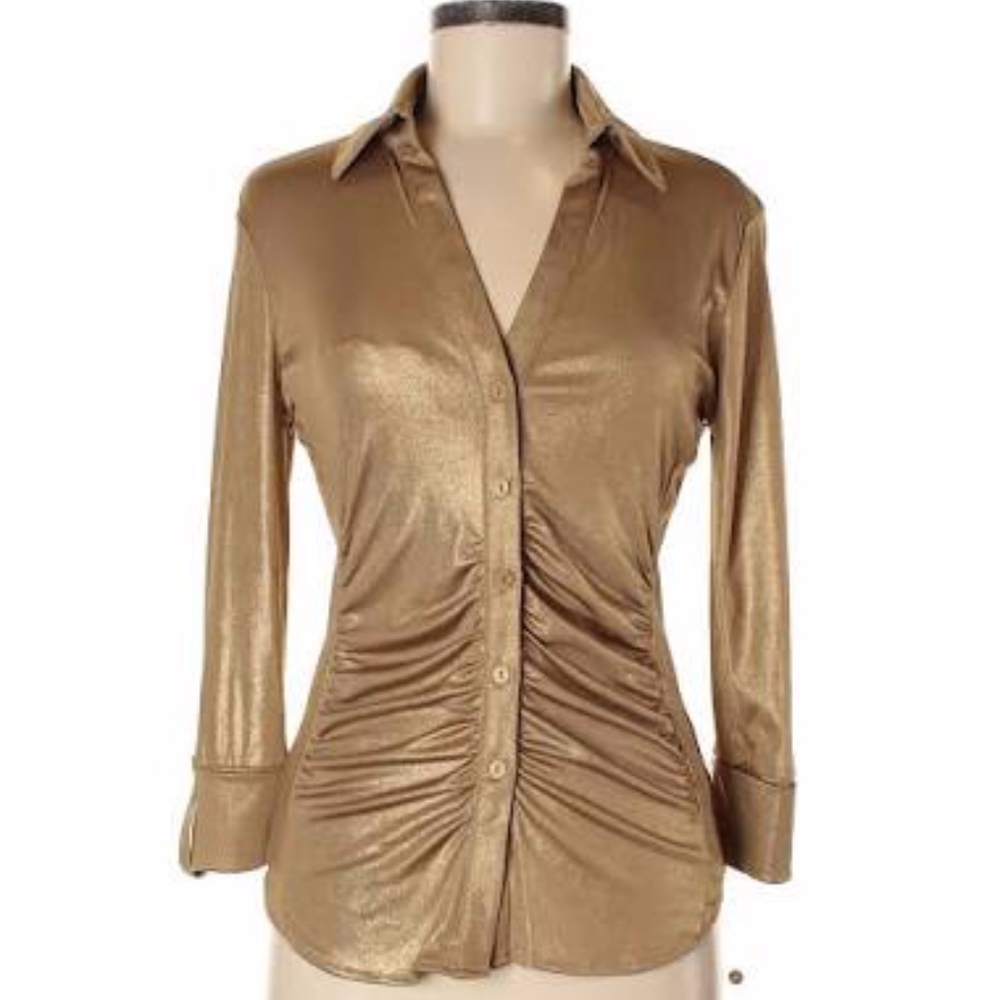 NWT INC International Concepts Liquid Gold Top 2X